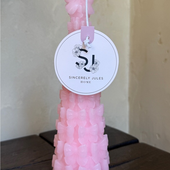 RARE Pink Bow Candle - Picture 3 of 4